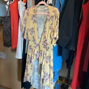 Liberty love mesh bathing suit cover